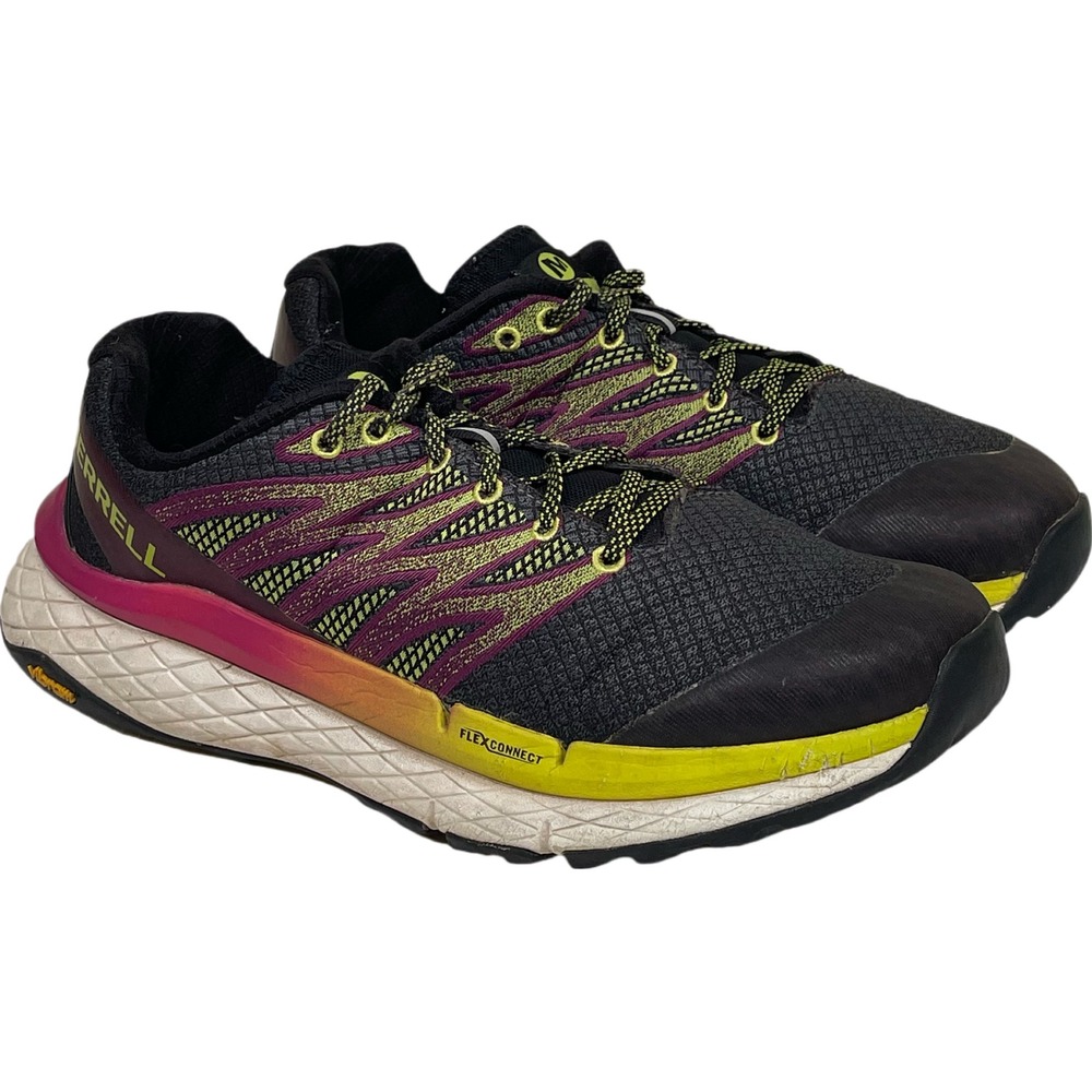 Merrell Rubato‎ Trail Running Shoes Womens 9 Vibram Athletic Sneakers Black Red
